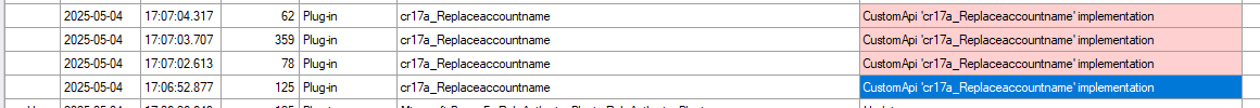 Plugin Trace Viewer