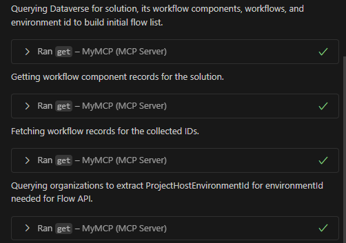 Agent context querying solution and flows